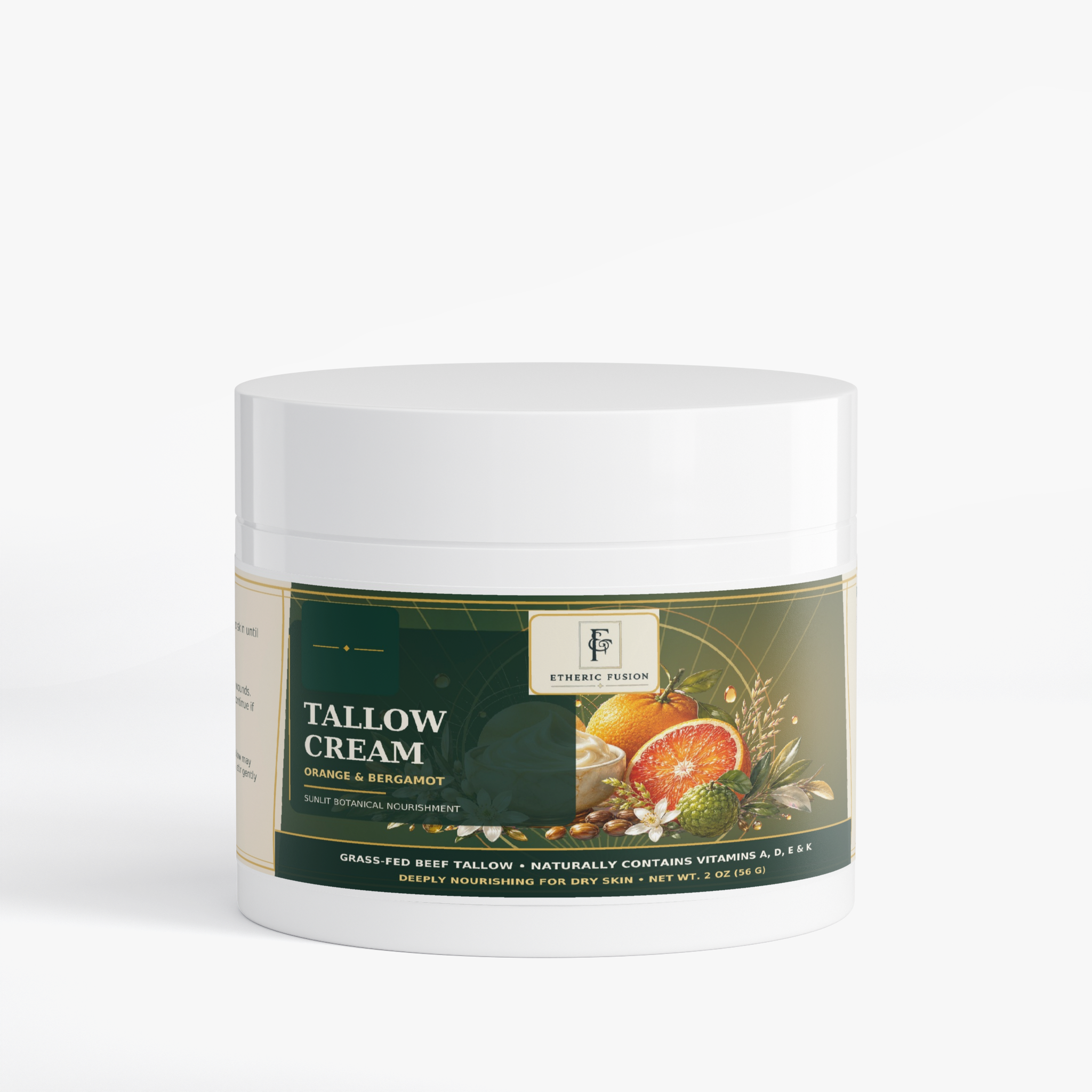 Tallow Cream Orange & Bergamot