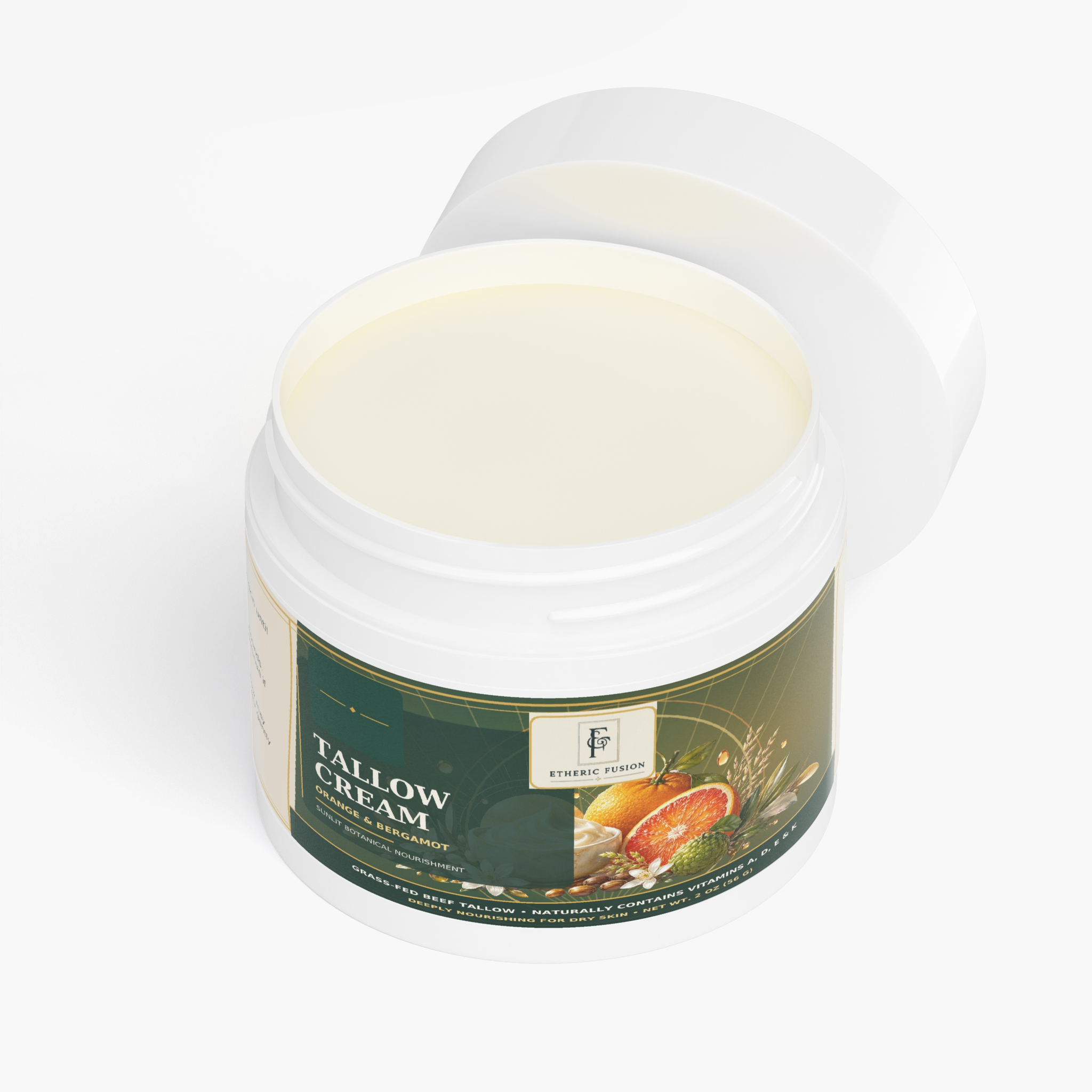 Tallow Cream Orange & Bergamot