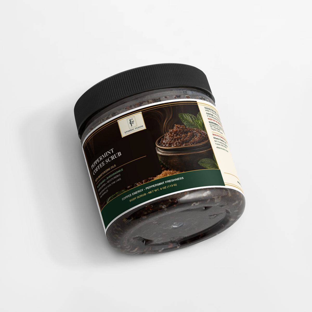 Peppermint Coffee Scrub