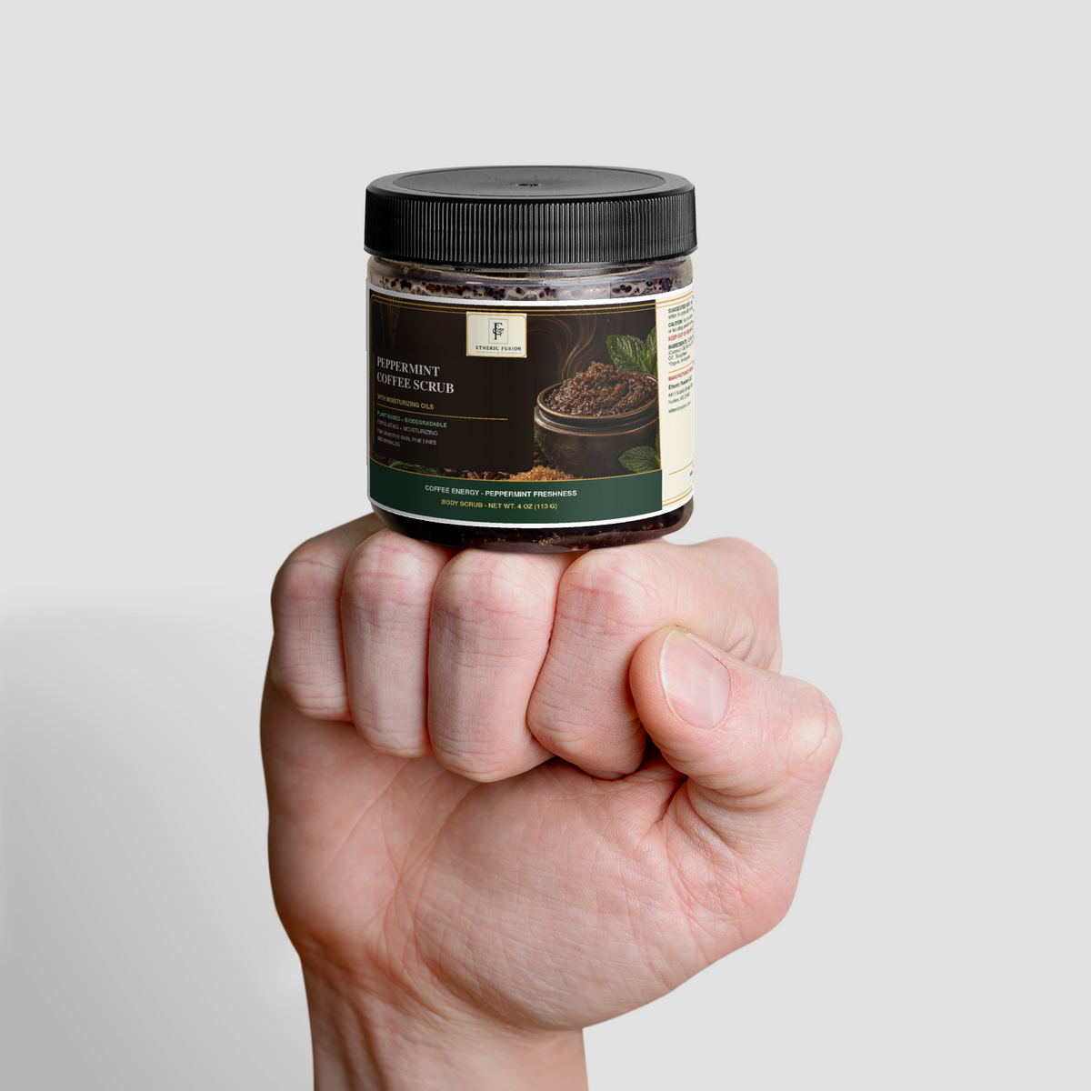 Peppermint Coffee Scrub
