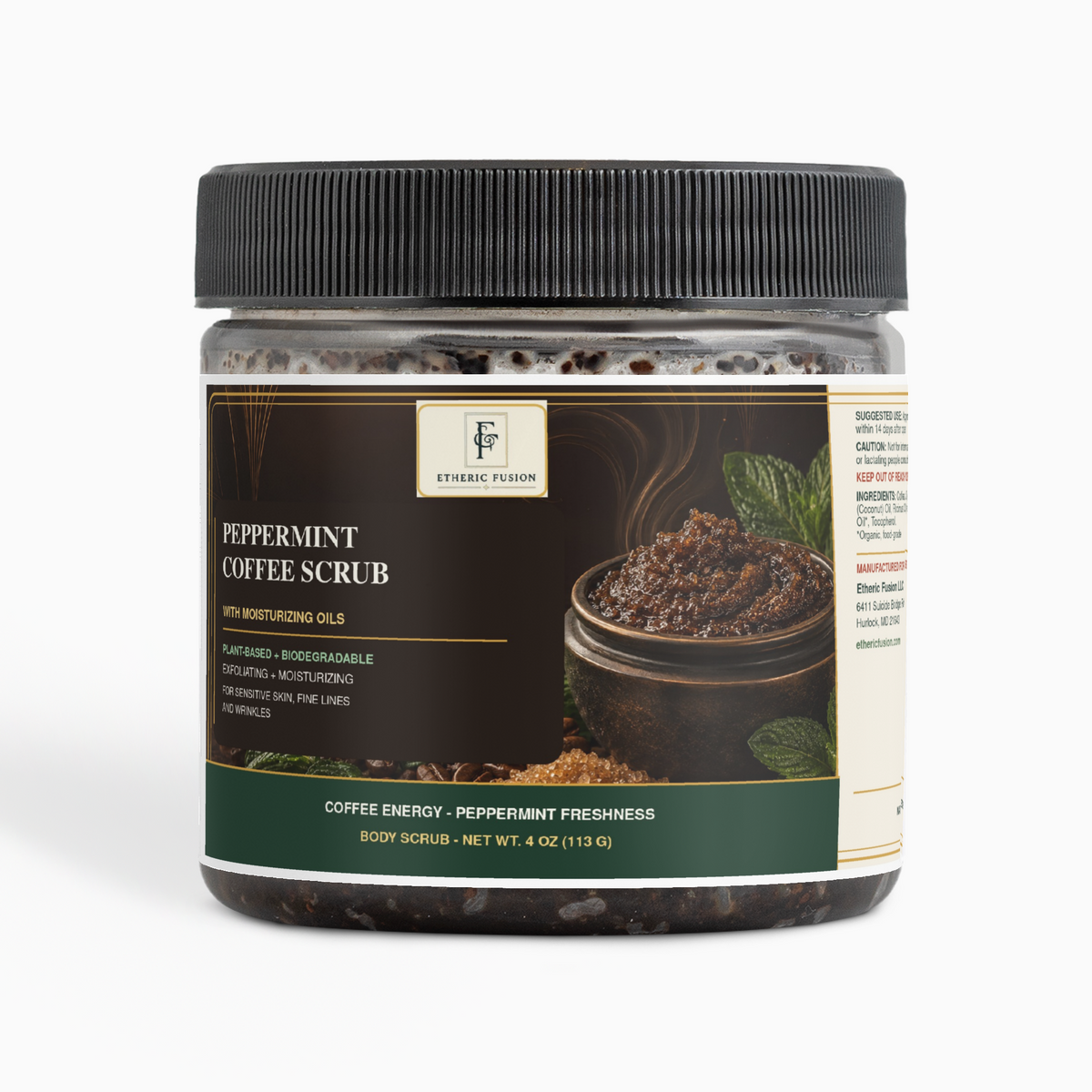 Peppermint Coffee Scrub