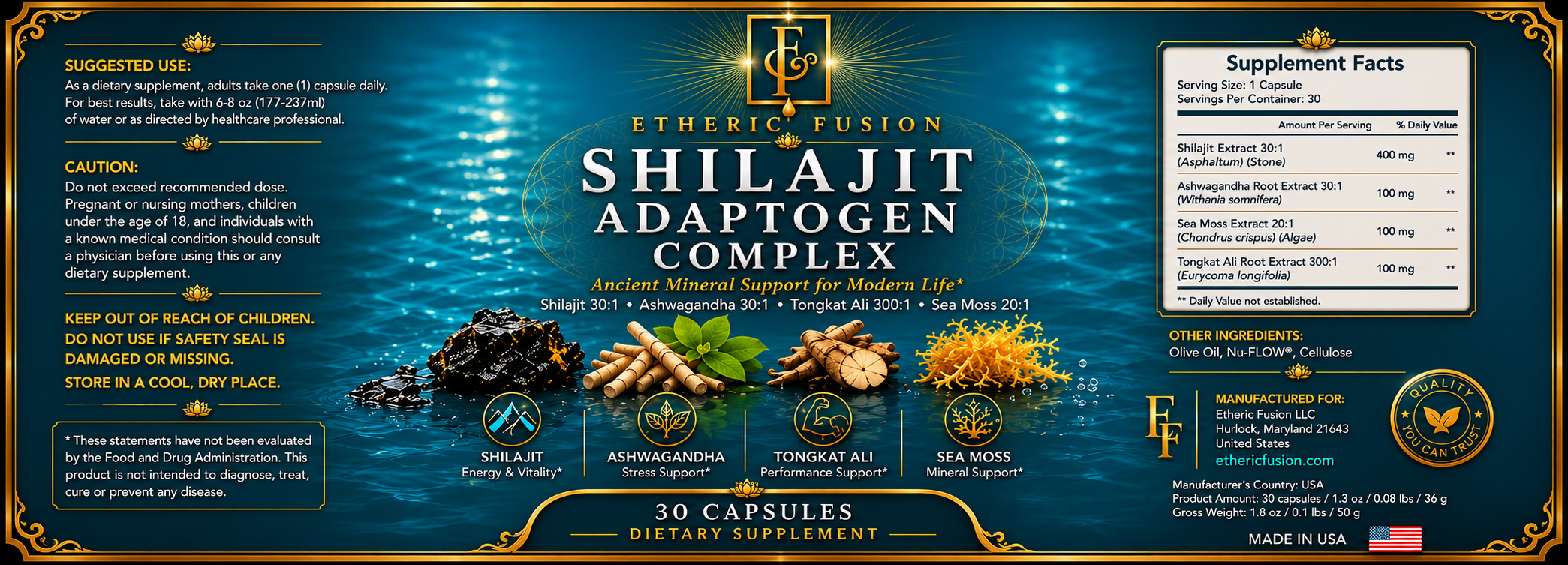 Shilajit Adaptogen Complex